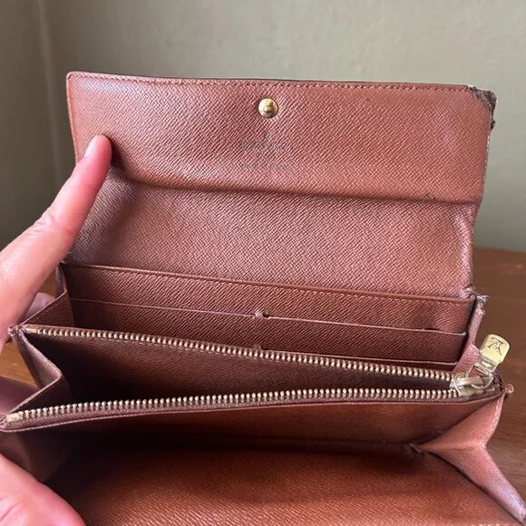 Louis Vuitton Pochette Porte-monnaie Credit Monogram long Wallet - Picture 6 of 7